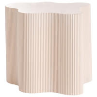 BEISTELLTISCH Cremeweiß Perry - Weiß, Holzwerkstoff (46/45/45cm) - Beliani