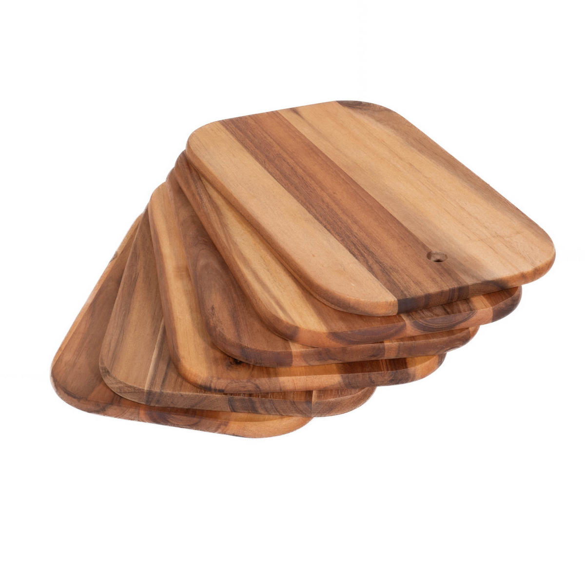 SCHNEIDEBRETTER mit Ständer 15/9/32 cm - Braun, Holz (9/15cm) - Kesper
