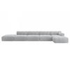 ECKSOFA modulares Sofa Lizur-L3 - 475x160x70 cm Grau Cord - Grau, Holzwerkstoff/Textil (475/160cm) - ALTDECOR