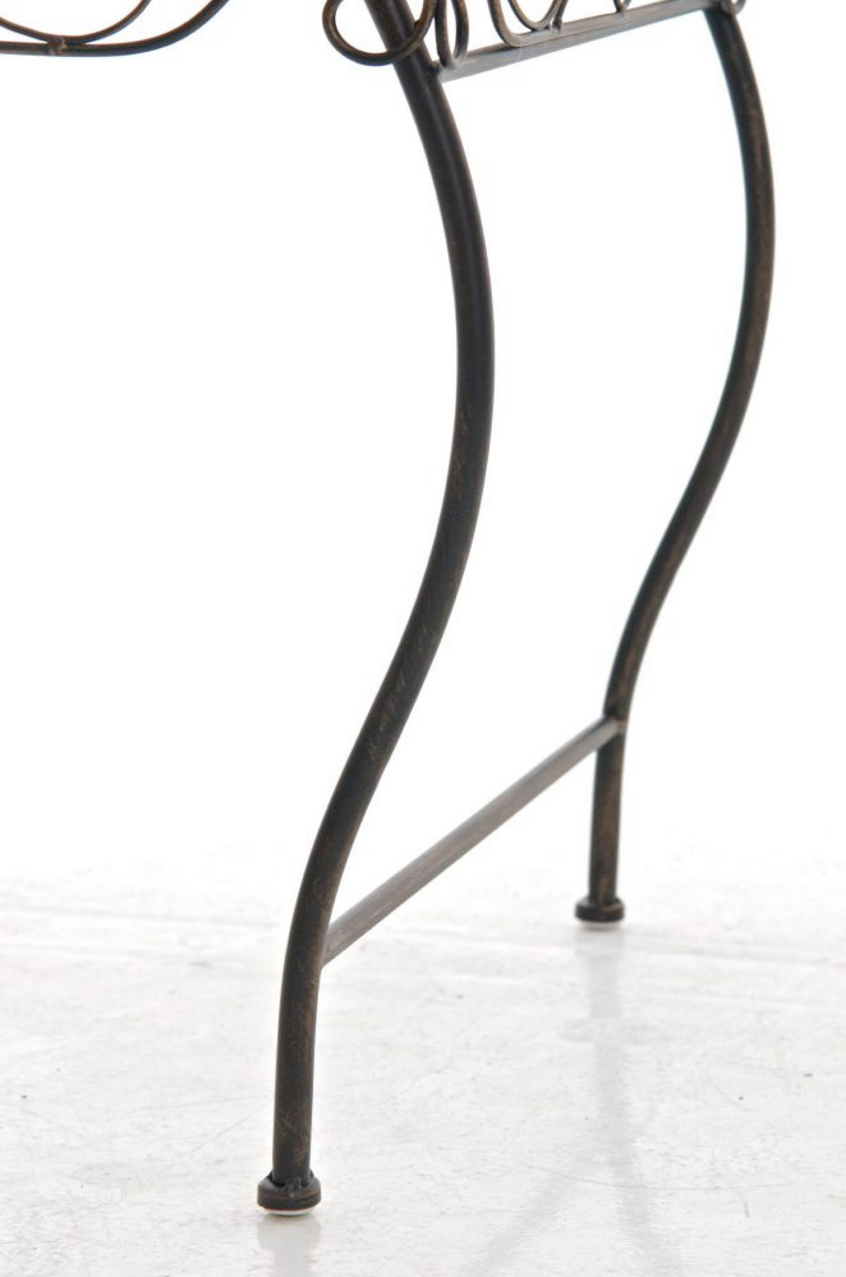 GARTENTISCH Carina bronze - Dunkelbraun, Metall (46/49/45cm) - TPFGarden