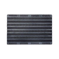 SCHMUTZFANGMATTE INDOOR UND OUTDOOR RUBIC - Silberfarben, Textil (40/60cm) - Astra