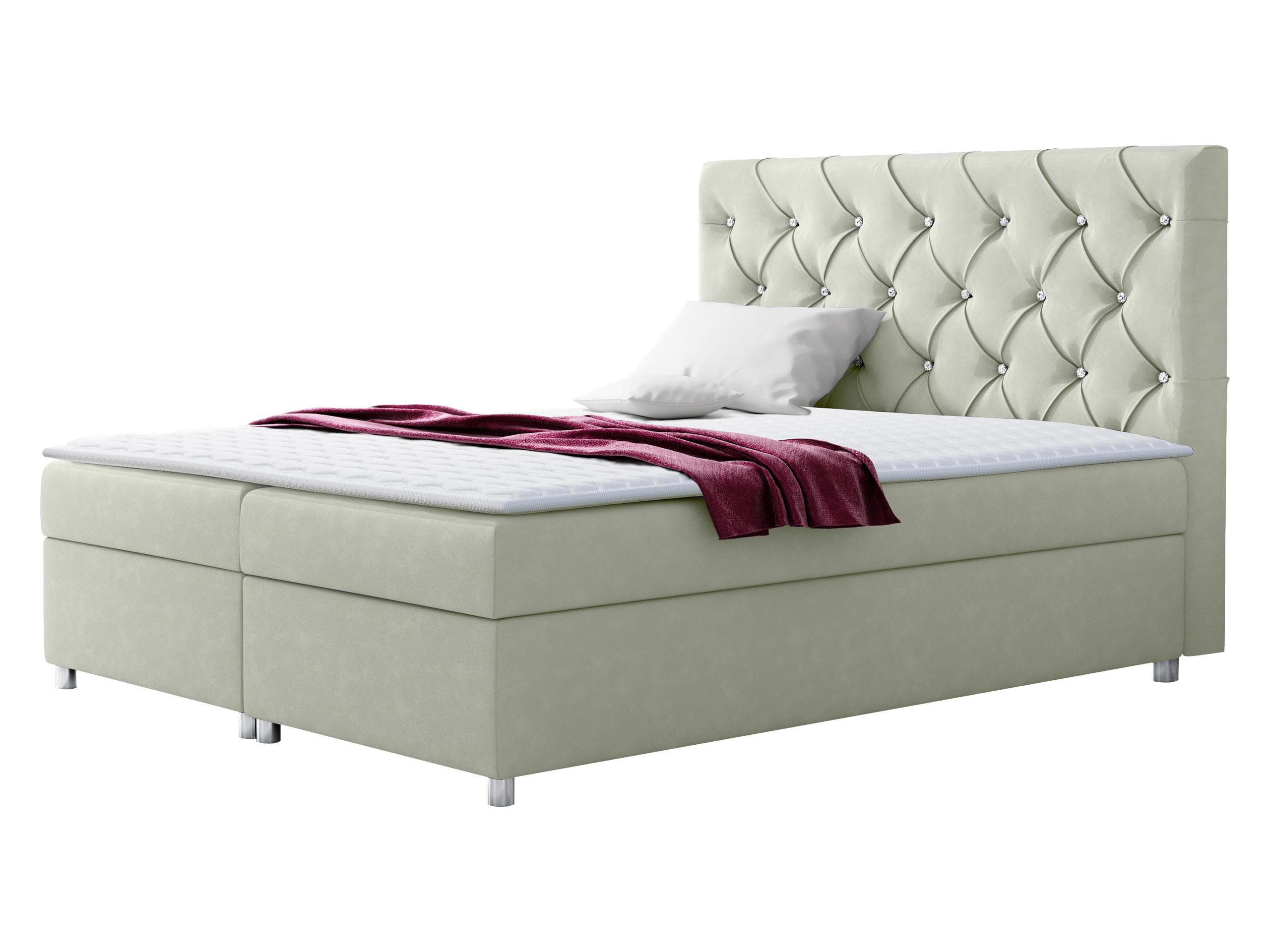 BOXBETT Roma - Creme, Holz (120/200cm) - MIRJAN24