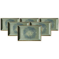 SERVIERPLATTEN Verde grün 30 x 20 cm 6er Set - Grün, Keramik (20/2.5/30cm) - Ritzenhoff Breker