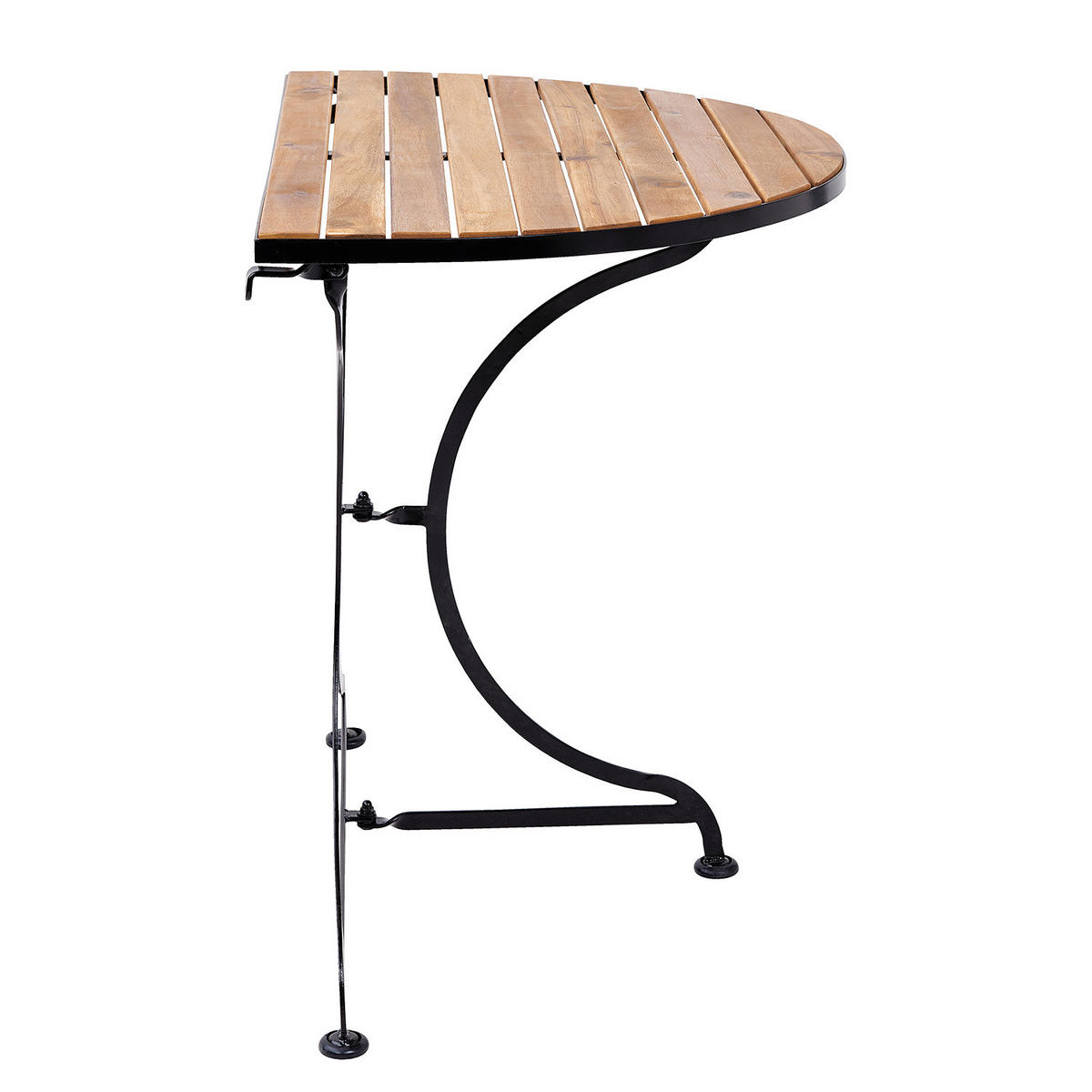 GARTENTISCH Parklife - Schwarz, Metall (54/85/75cm) - Butlers