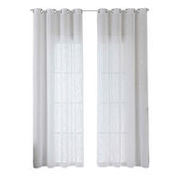 VORHANG 2ER SET SEOUL HxB 245x140 cm Weiß - Weiß, Textil (60/245cm) - Gardinenbox