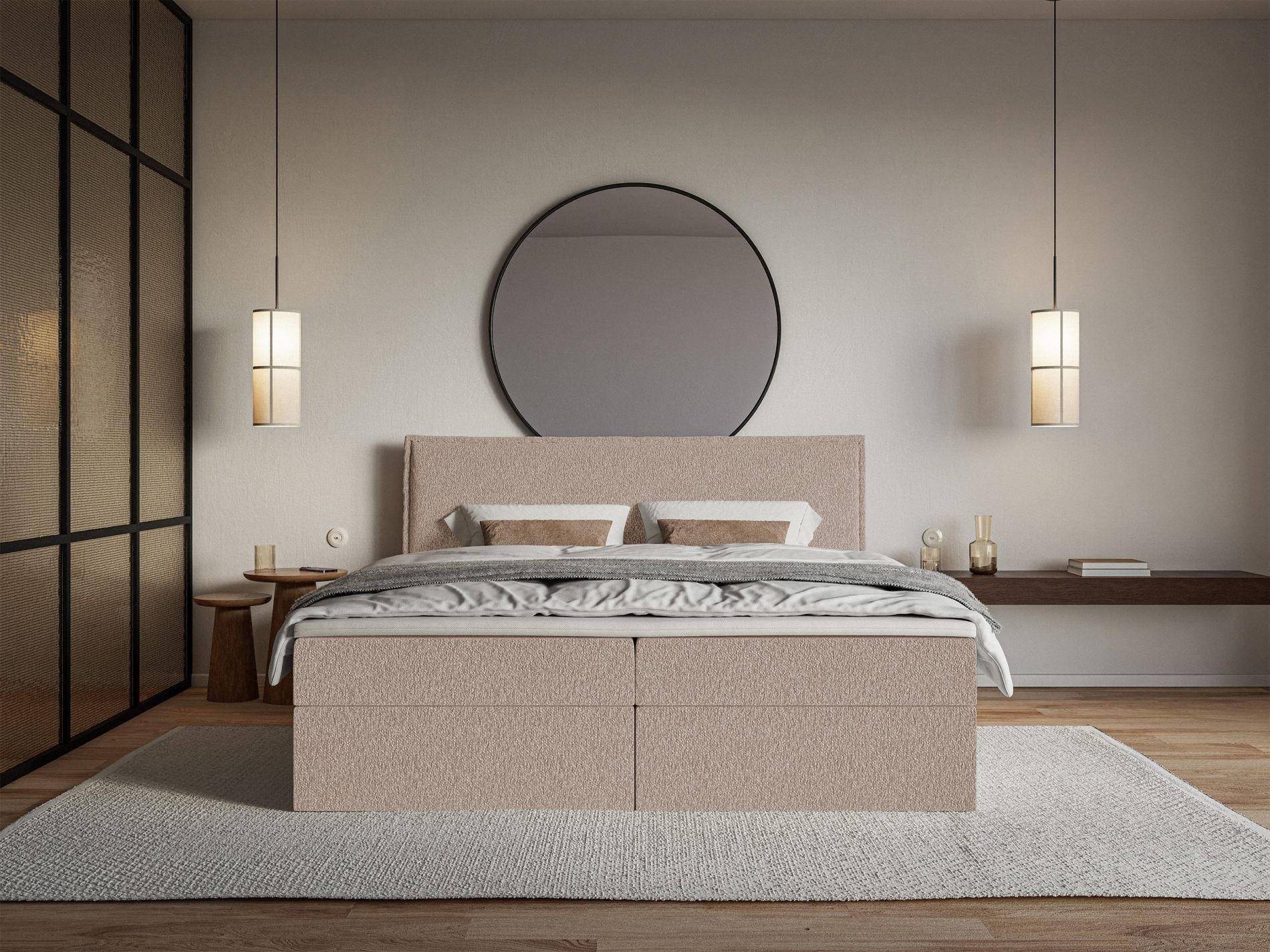 BOXBETT Softie Dunkelbeige Chenille 180x200 cm - Beige, Textil (180/200cm) - Selsey