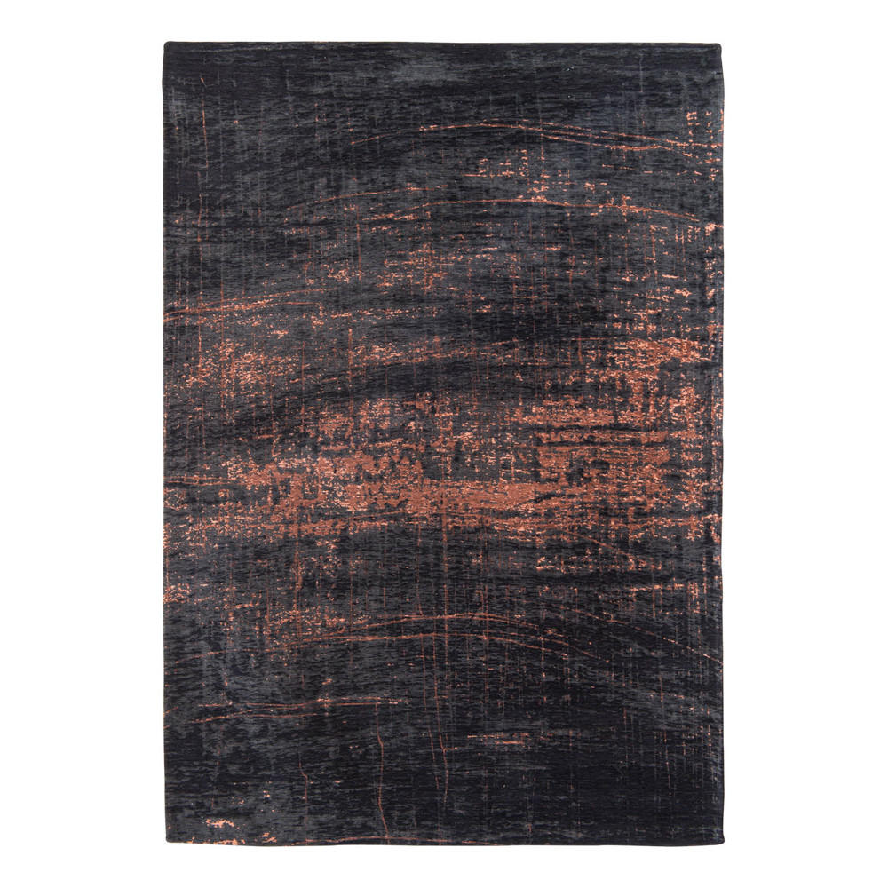 TEPPICH Soho Copper Mad Men 240/340 cm - Schwarz, Textil (240/340cm) - Louis De Poortere
