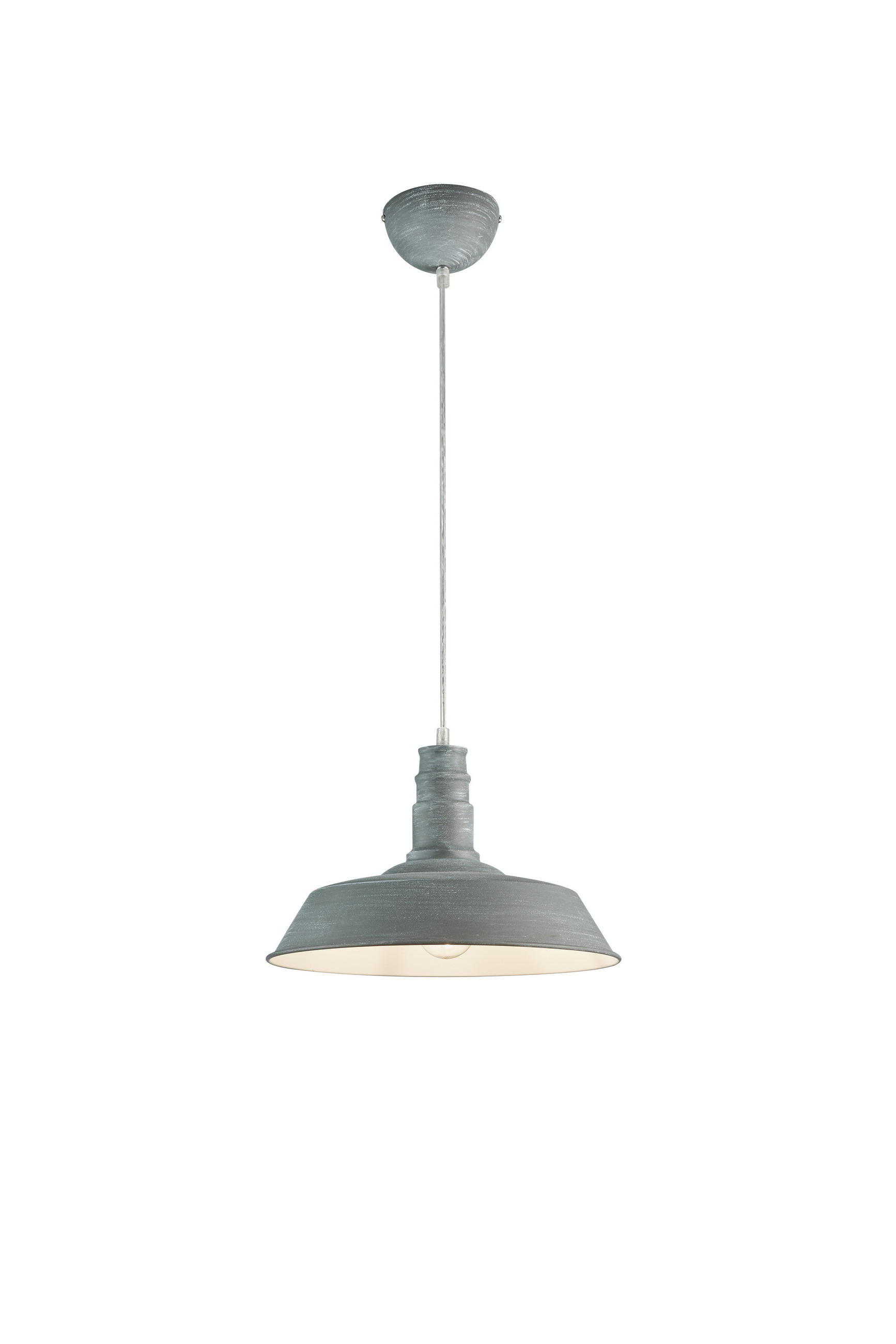 HÄNGELAMPE WILL - Grau - 36/36/150 cm - Grau, Metall (36/36/150cm) - Trio Leuchten