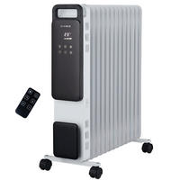 ÖLRADIATOR Weiss Mobile Elektroheizung - Weiß, Metall (25/63/52cm) - KLAMER