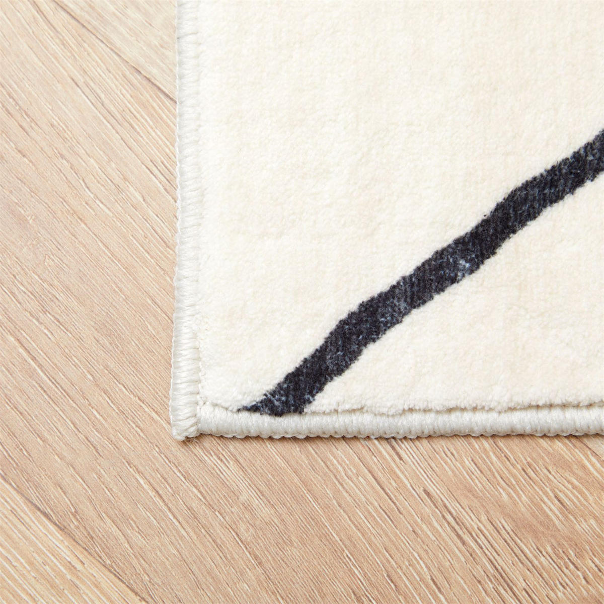TEPPICH RHOMB - Creme, Textil (160/230cm) - IDIMEX