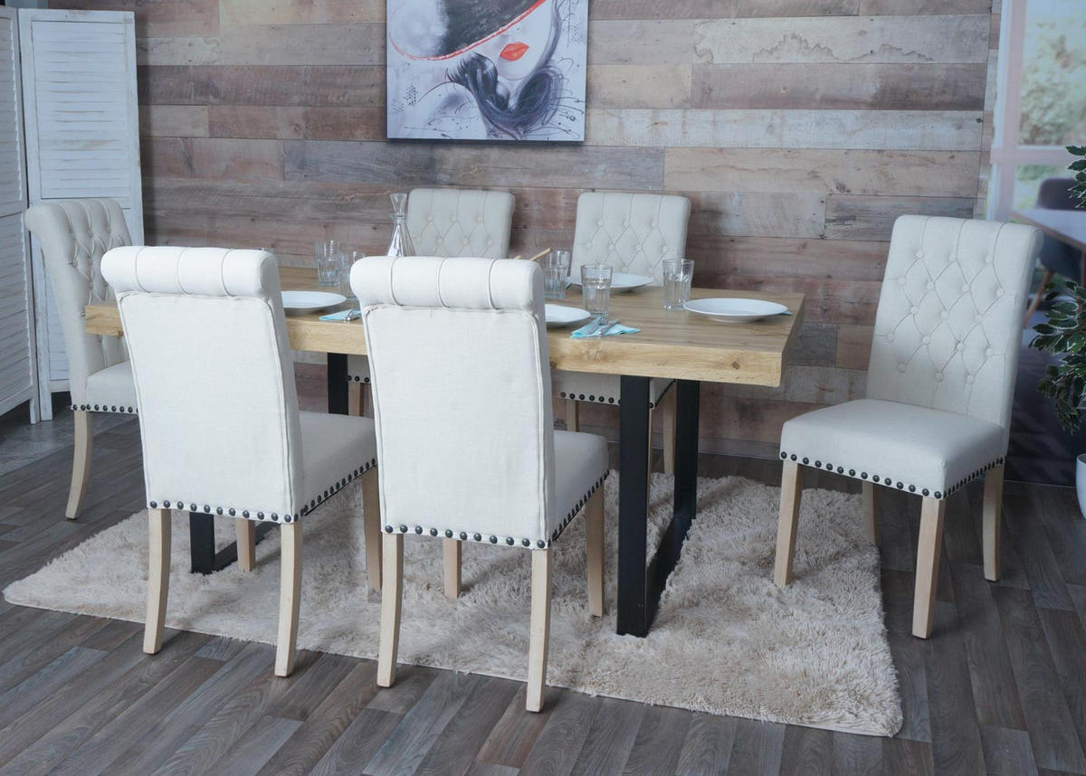 ESSZIMMERSTUHL Weiß - Weiß, Textil (45/100/60cm) - MCW