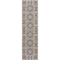 OUTDOORLÄUFER River Beige/Blau 67x240 cm - Beige, Textil (67/240cm) - benuta Nest