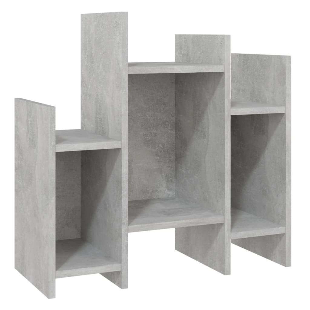 vidaXL Bücherregal Hellgrau 60x60x26 cm