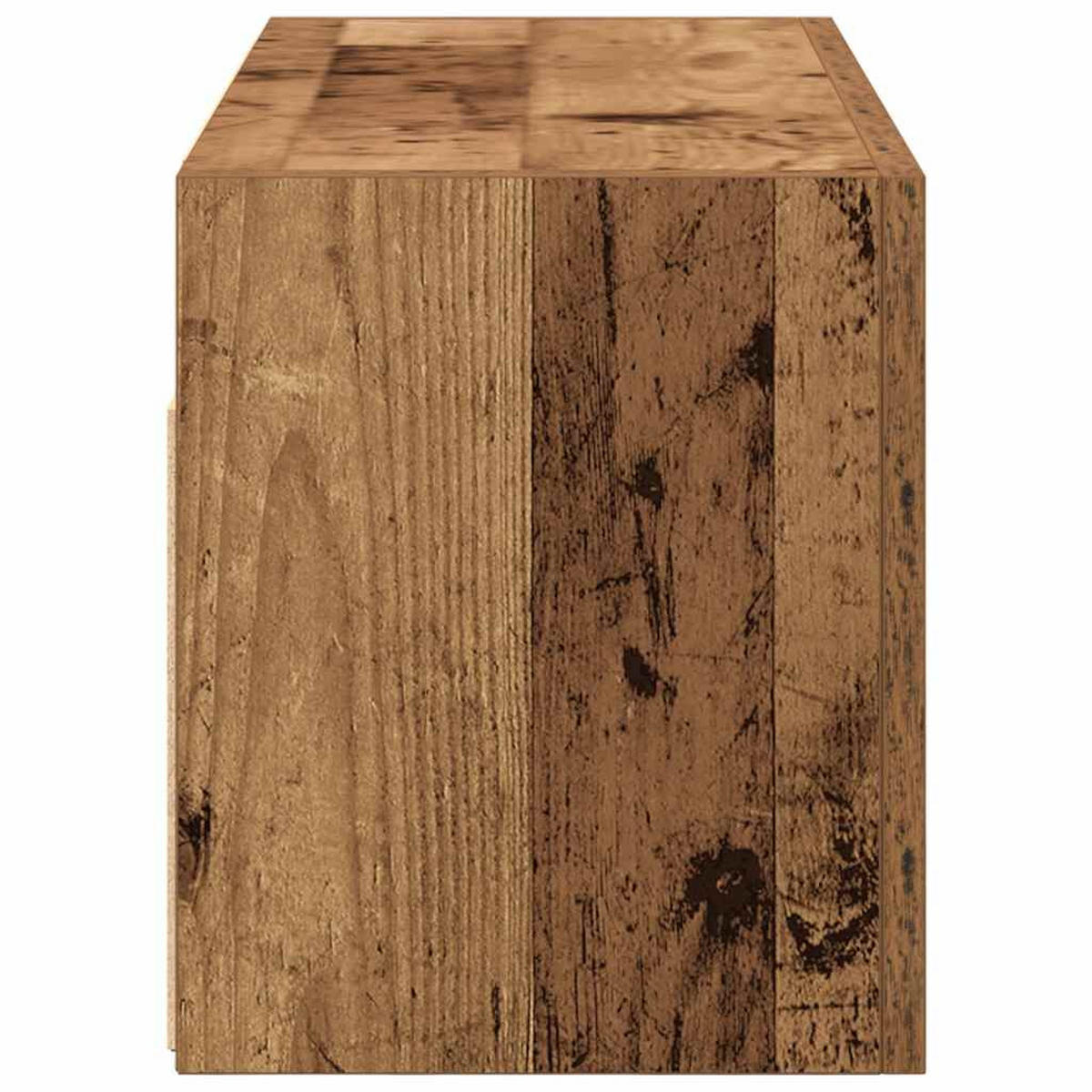 BAD-WANDSCHRANK Altholz-Optik 60/25/30 Cm Holzwerkstoff - Dunkelbraun, Holzwerkstoff (25/30/60cm) - vidaXL