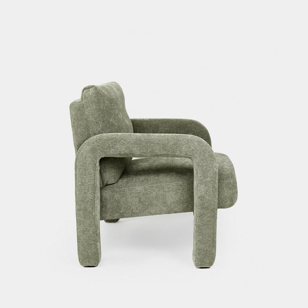 LESESESSEL Runa Grün 72 cm x 81 cm - Grün, Textil (72/81/79cm) - Klast Home