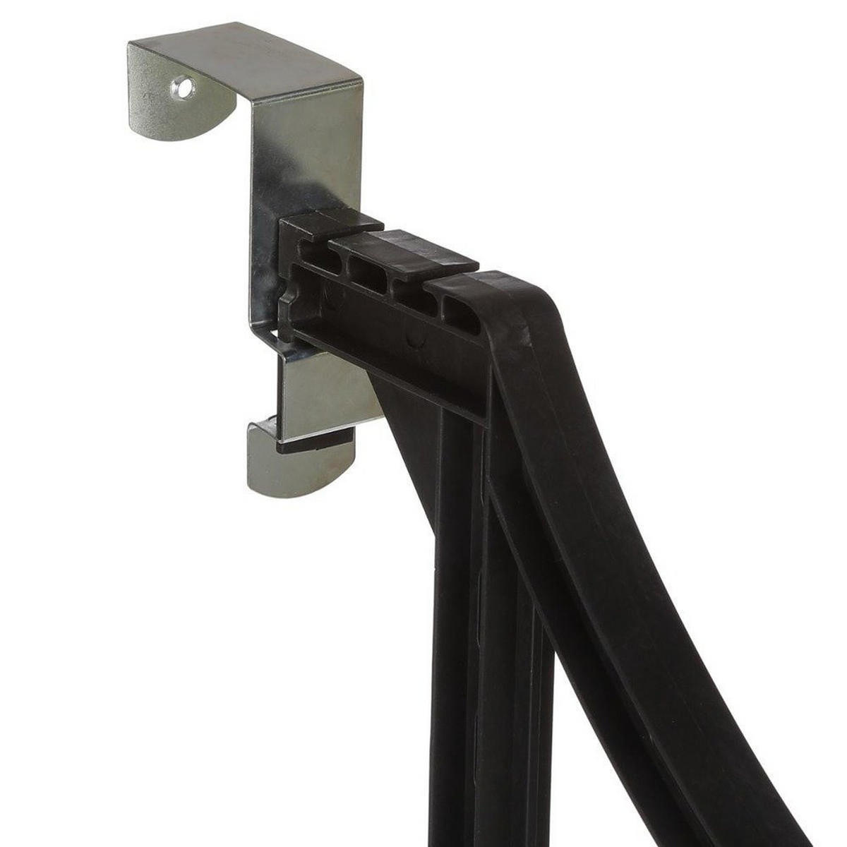 SCHUHBÜGEL Tür-Organizer 63/20/183 cm - Schwarz, Metall (20/183/63cm) - 5five Simply Smart