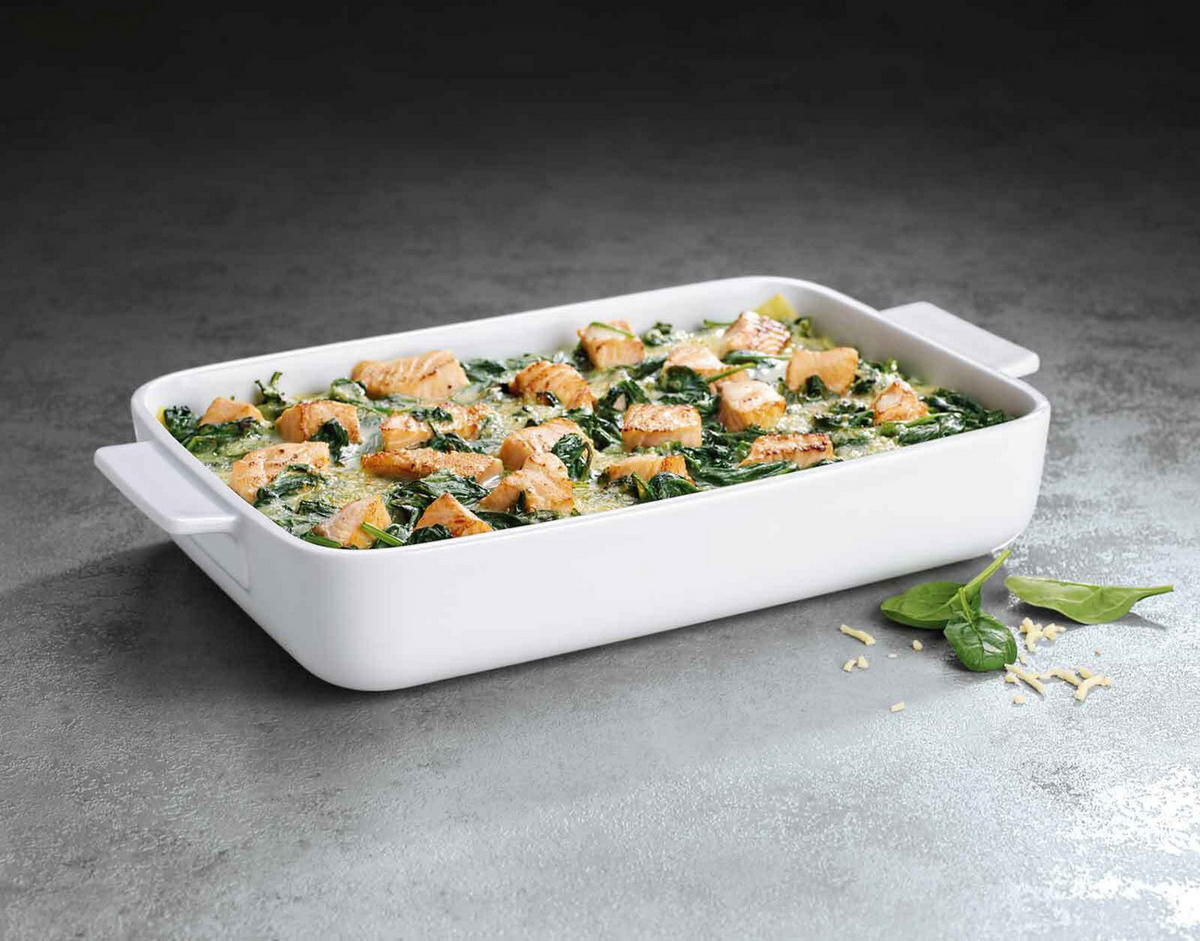 AUFLAUFFORMEN GROSS Clever Cooking weiß 2er Set - Weiß, Keramik (1cm) - Villeroy & Boch