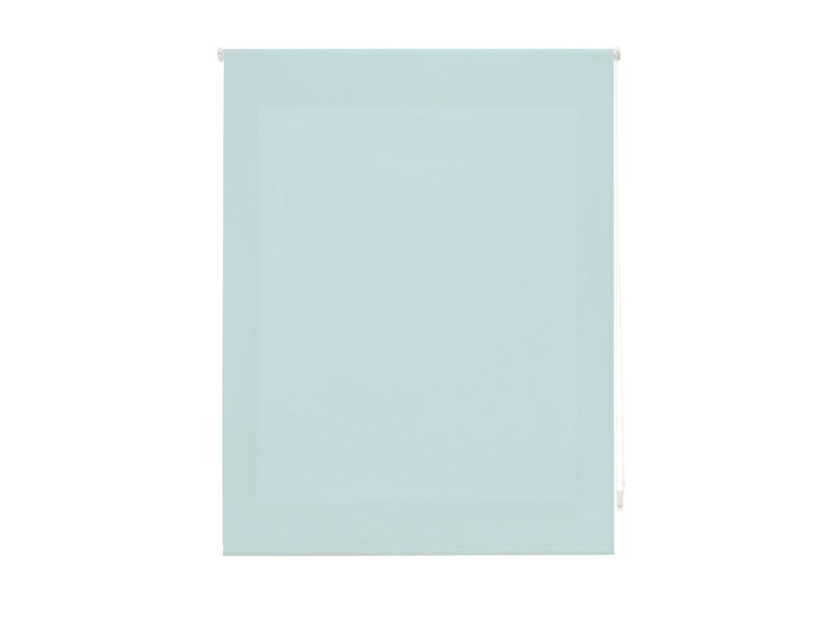 ROLLO Polyester Transluzent Hellblau 140x175 - Hellblau, Textil (140/175/1cm) - Purline