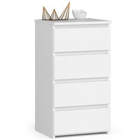 KOMMODE Weiß 40x35x74 cm - Weiß, Holzwerkstoff (40/74/35cm) - Akord