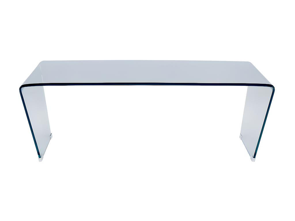 COUCHTISCH - Sicherheitsglas - SUZANA - Transparent, Glas (120/60/40cm) - Vente-Unique