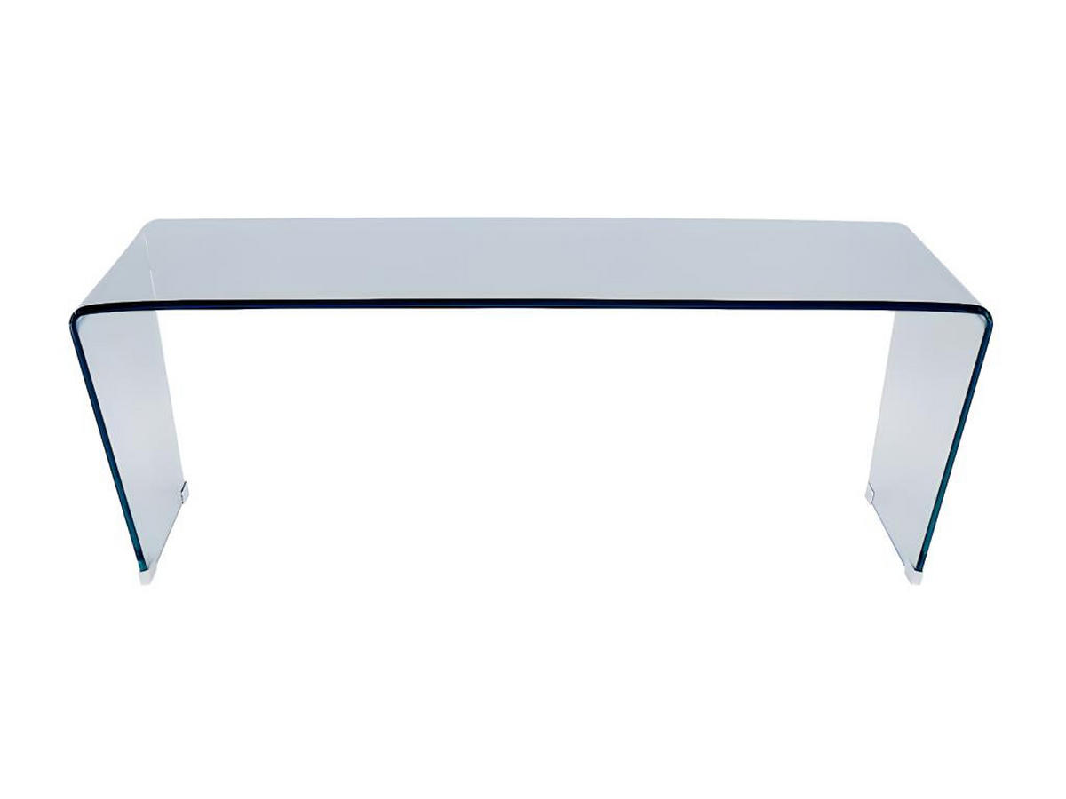 COUCHTISCH - Sicherheitsglas - SUZANA - Transparent, Glas (120/60/40cm) - Vente-Unique