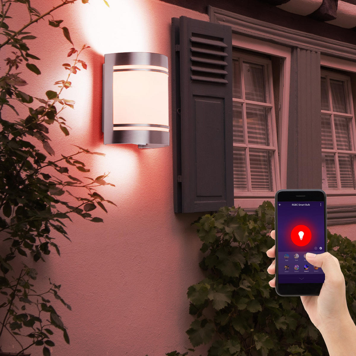 LED AUSSENLEUCHTE Alicante Edelstahl Silber - Weiß, Metall (10.5/14/16.5cm)