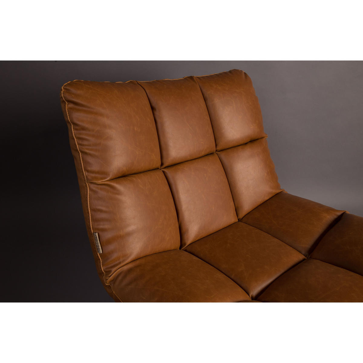 SESSEL Bar Bouclé Braun - Braun, Kunststoff (76/78/74cm) - Dutchbone