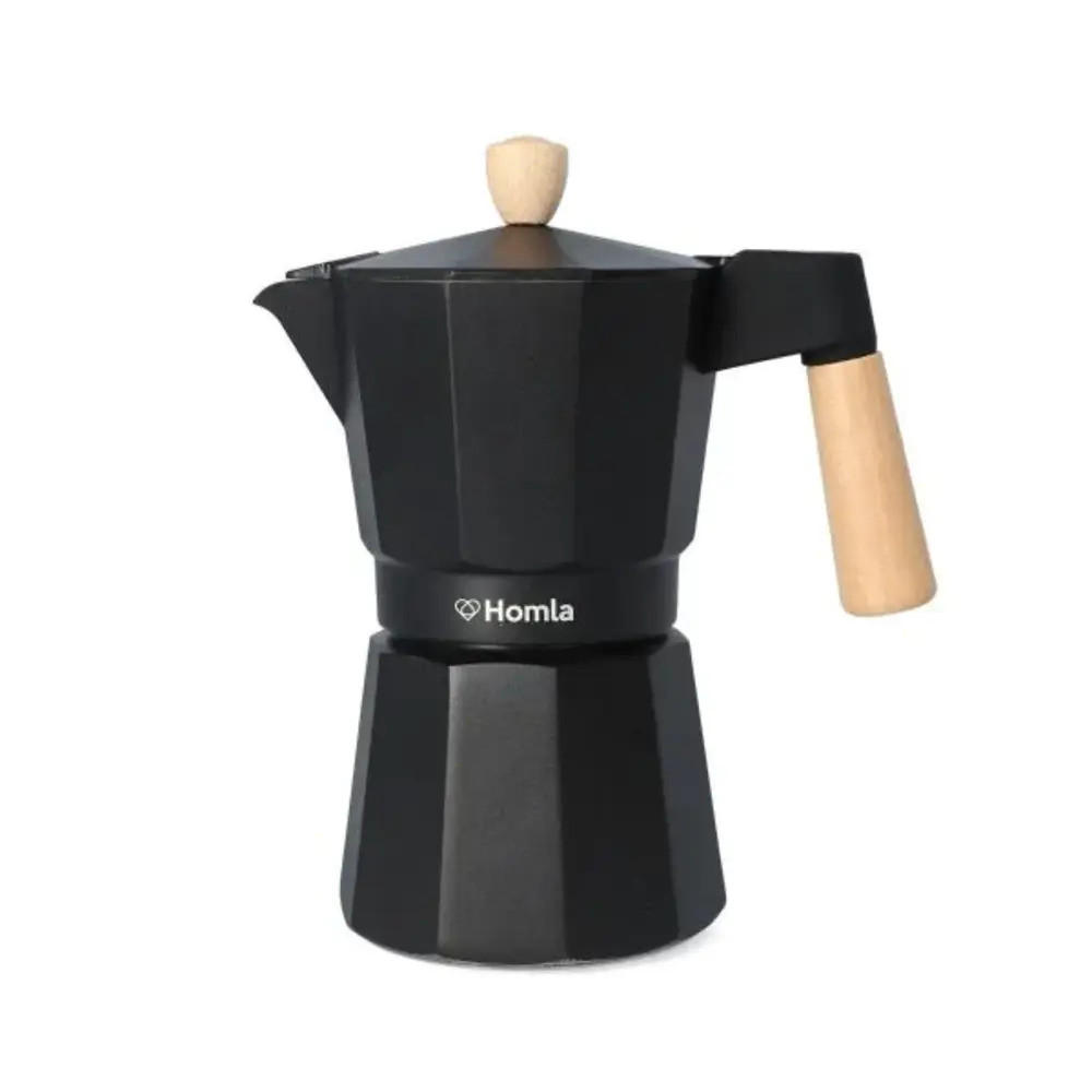 KAFFEEMASCHINE Mia Mokka schwarz 16/22 cm - Schwarz, Metall (16/19/22cm) - Homla