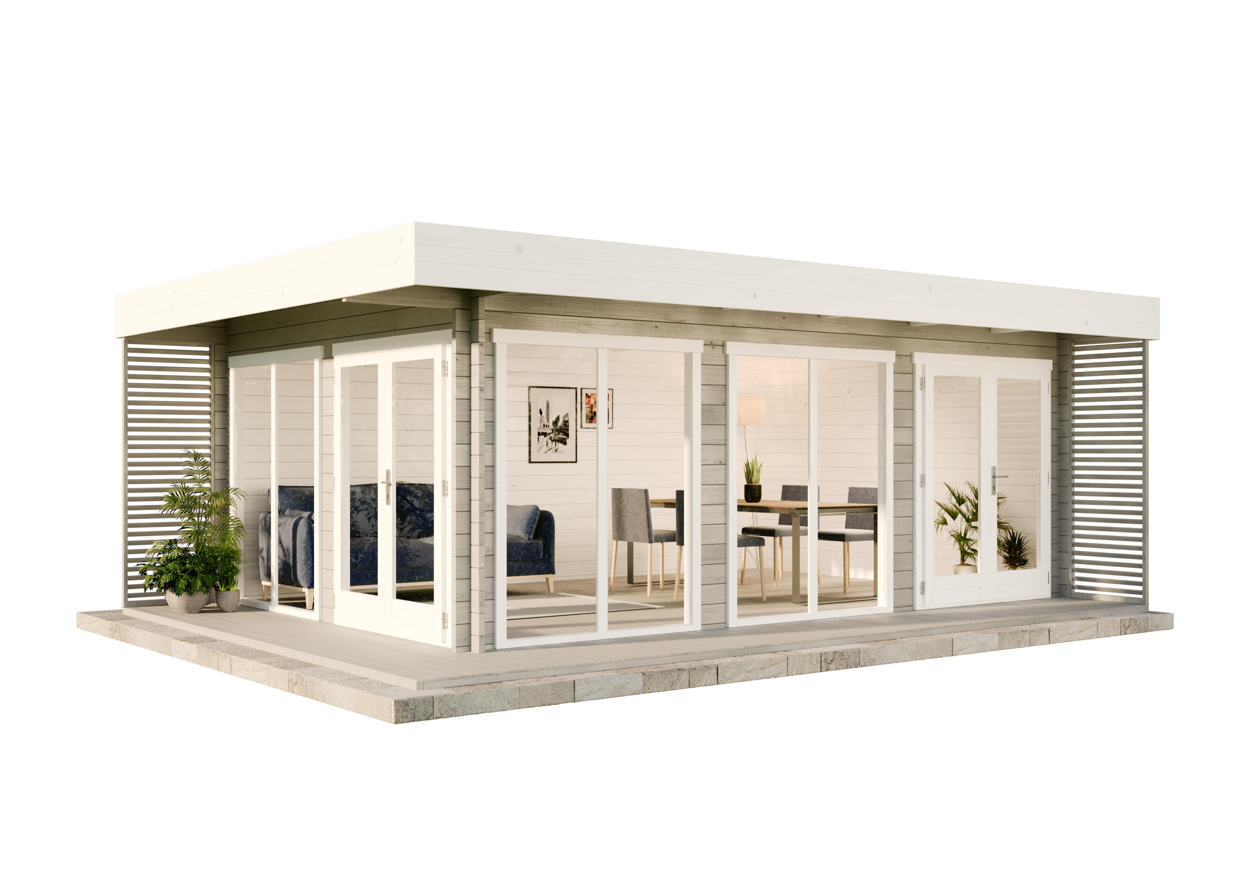 Alpholz Gartenhaus Pinien 670x243x482 cm