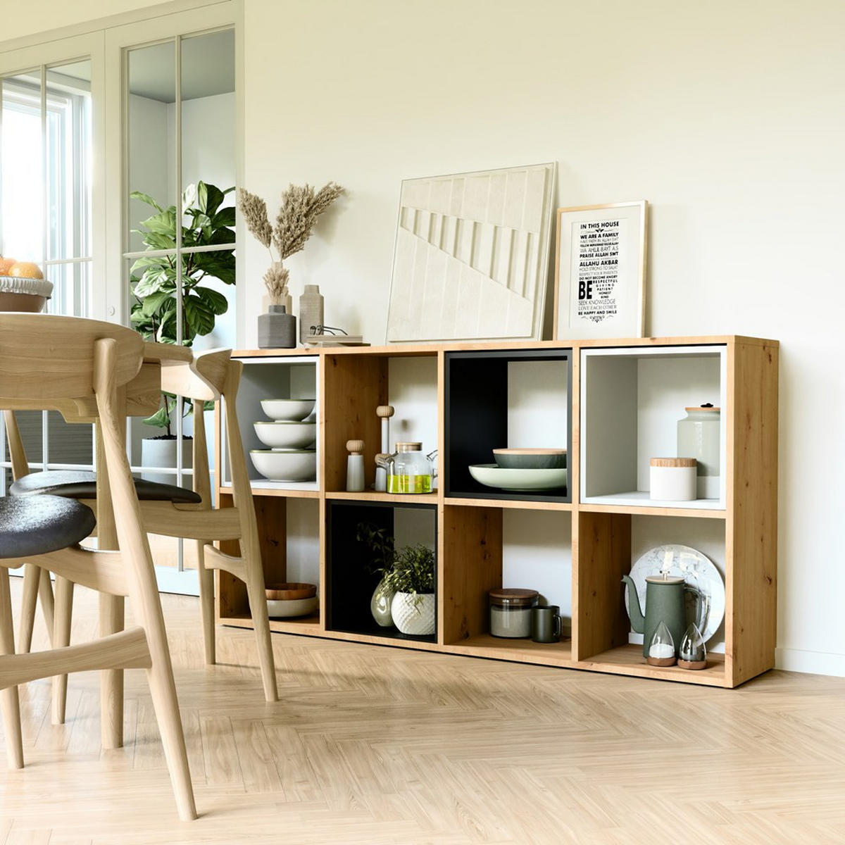 BÜCHERREGAL Artisan 147/75/30 - Eiche Artisan, Holzwerkstoff (147/75/30cm) - RAUMHIRSCH FURNITURE