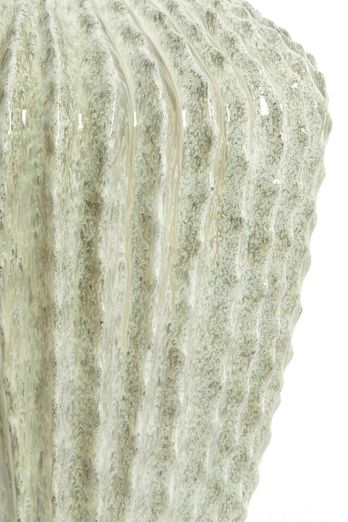 VAZE Cacti Grün 52/52/65 cm - Grün, Stein (65cm) - Light & Living