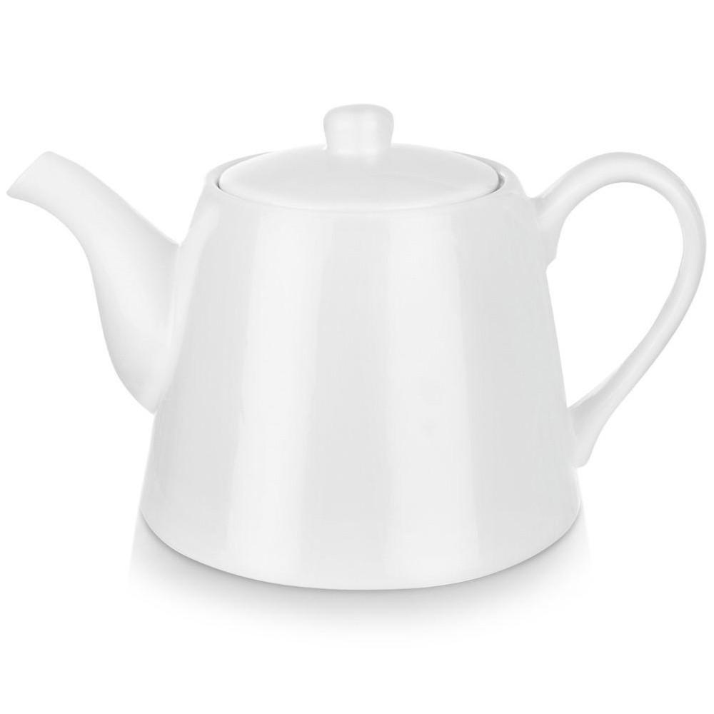 KAFFEE- UND TEEKANNE Porzellan 2 l Weiß - Weiß, Keramik (2L) - Orion 