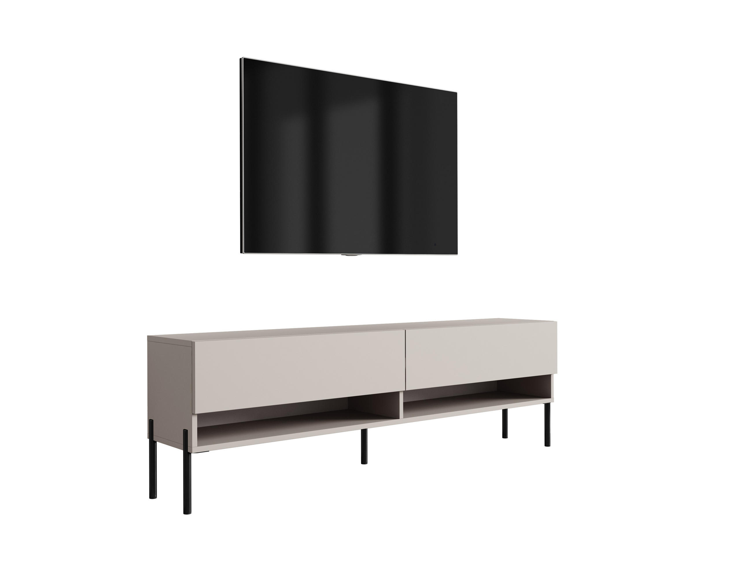 3XE Living Tv-Lowboard Beige 170x52x32 cm