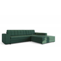 ECKSOFA Lusaka Mit Schlaffunktion - Grün, Holzwerkstoff/Textil (198/292cm) - Fun Möbel