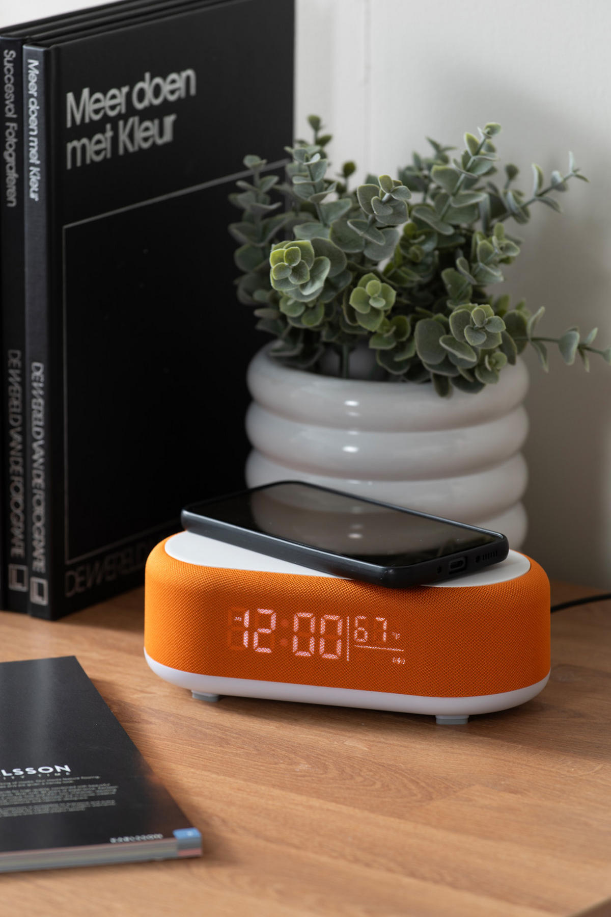 WECKER Vogue 19/9/7 cm - Orange, Kunststoff (9/7/19cm) - Karlsson