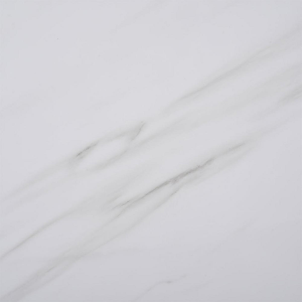 WANDPANEELE 1.8m²/10-TLG. Wasserdicht Selbstklebend Marmormuster Weiß - Weiß, Kunststoff (30/60/0.2cm) - Livingandhome