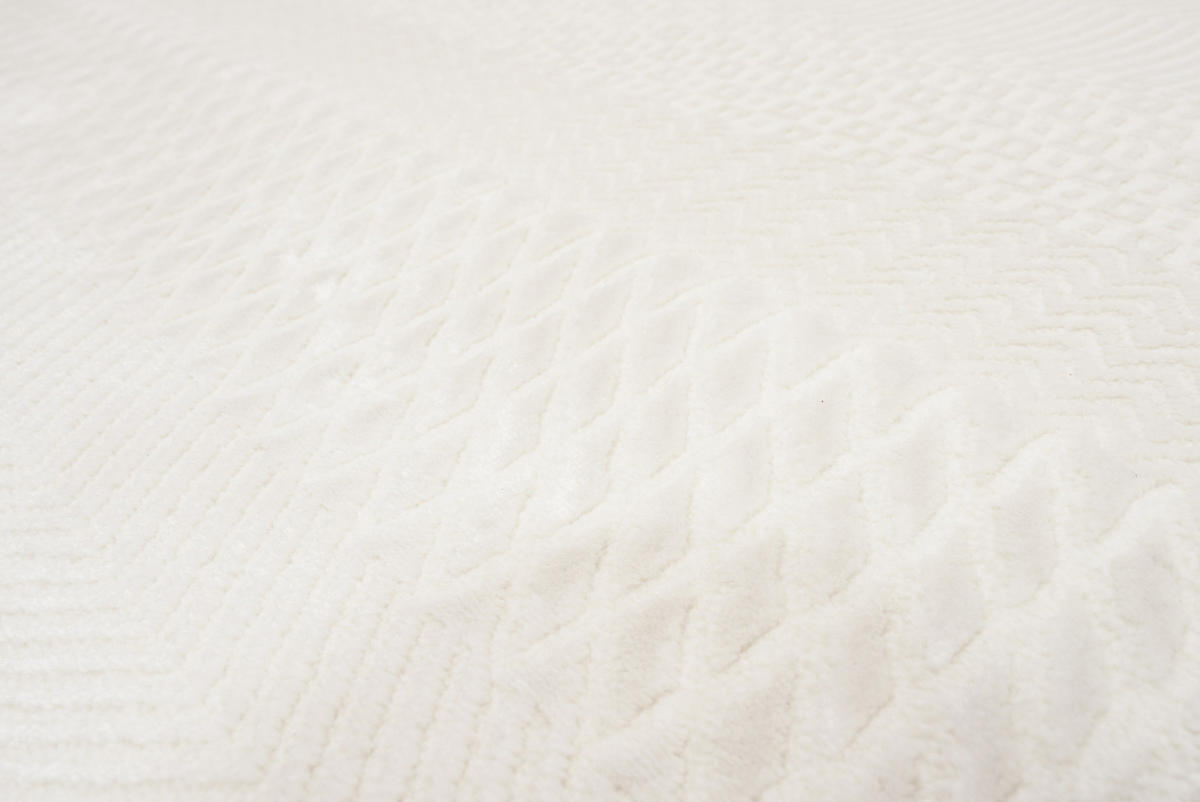 TEPPICH HERA Weiß 140/200 cm - Weiß, Textil (140/200cm) - Tapiso