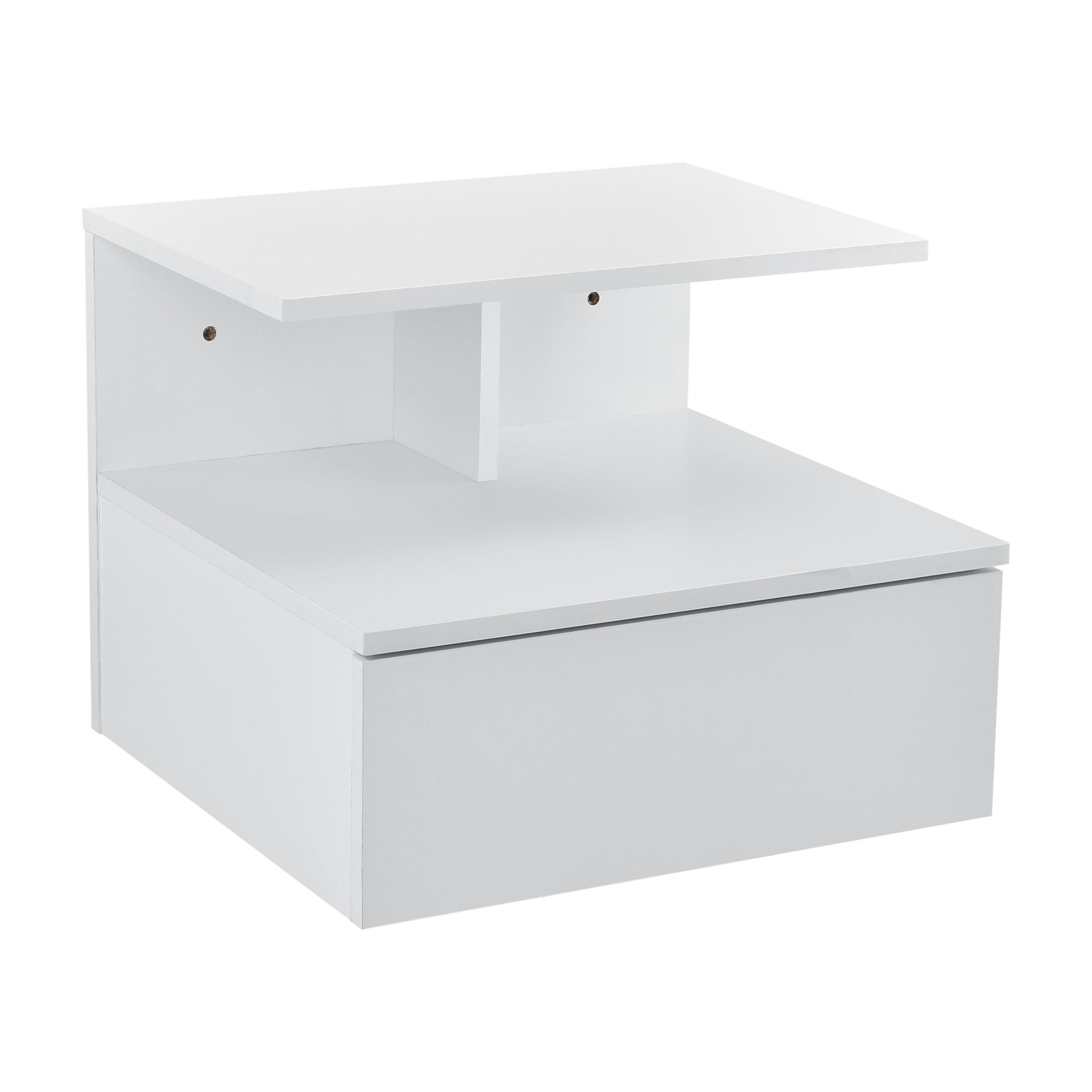WANDSCHRANK Amberg - Weiß, Holzwerkstoff (40/31/35cm) - [en.casa]