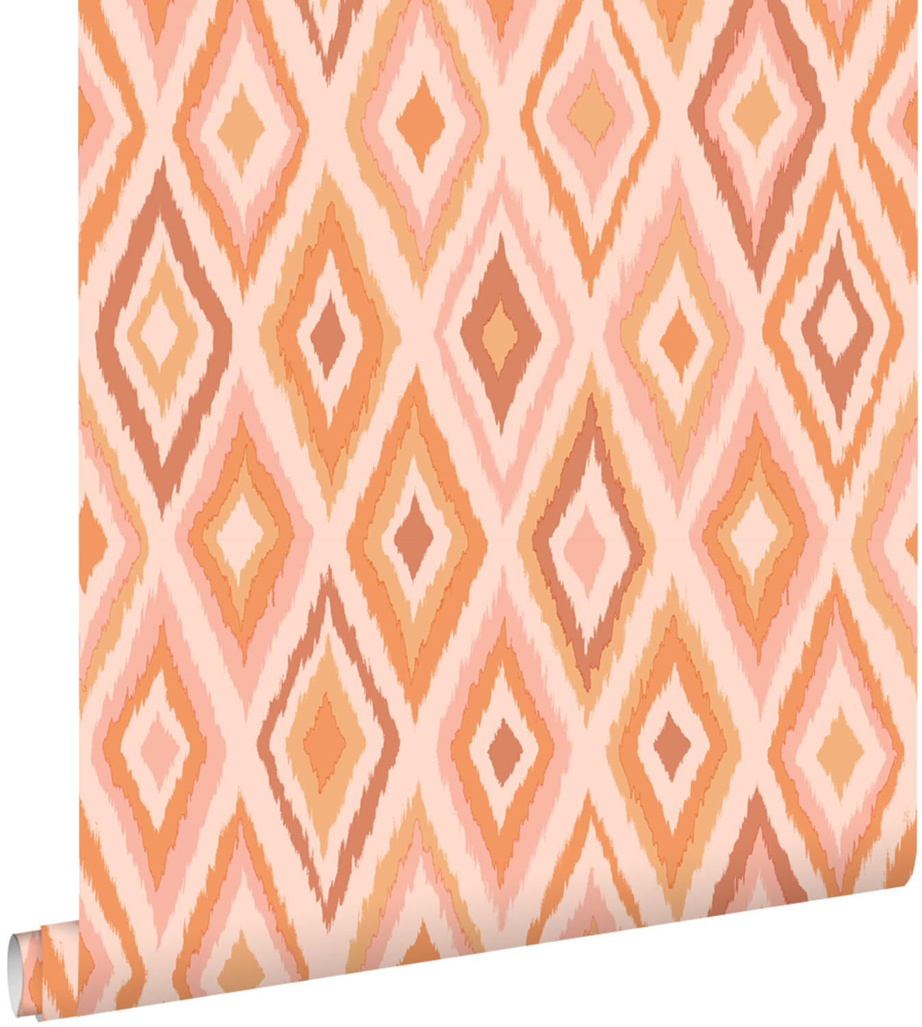 TAPETE Karomuster 50 x 900 cm - Pink, Papier (50/900cm) - ESTAhome