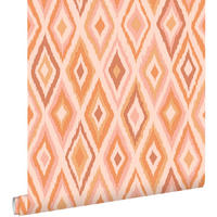 TAPETE Karomuster 50 x 900 cm - Pink, Papier (50/900cm) - ESTAhome