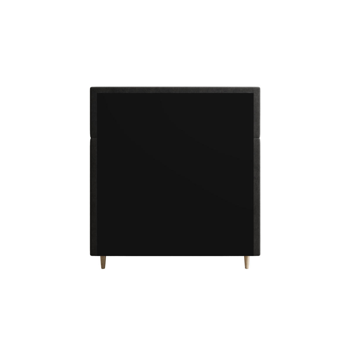 BOXBETT FLO 100x200 Itaka 27, mit Matratze H3, Bonell und Topper, Grau - Dunkelgrau, Holz/Textil (100/200cm) - Bedante