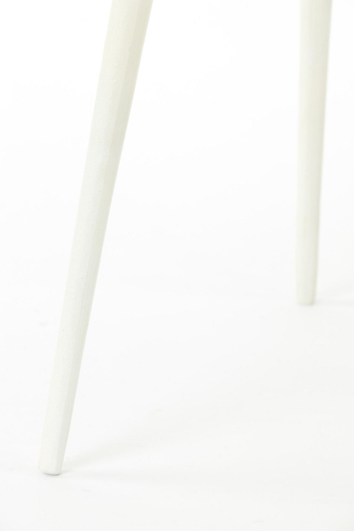 BEISTELLTISCH Asarpai Weiß Ø46/44 cm - Weiß, Metall (46/46/44cm) - Light & Living