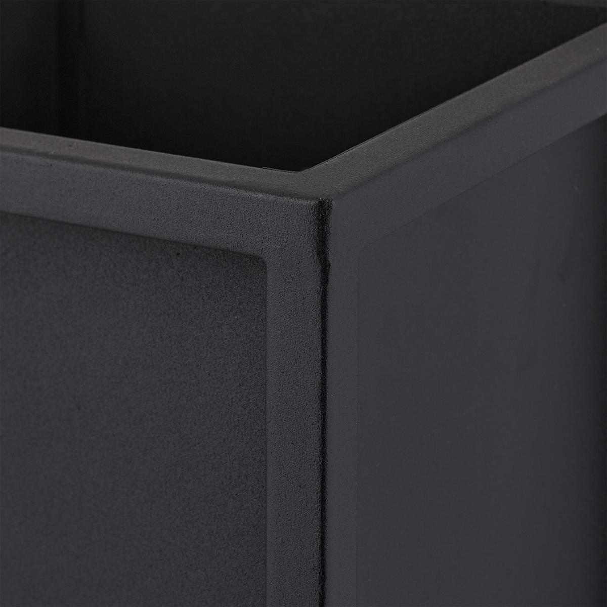 BLUMENSTÄNDER - Schwarz, Metall (55/70/20cm) - Relaxdays