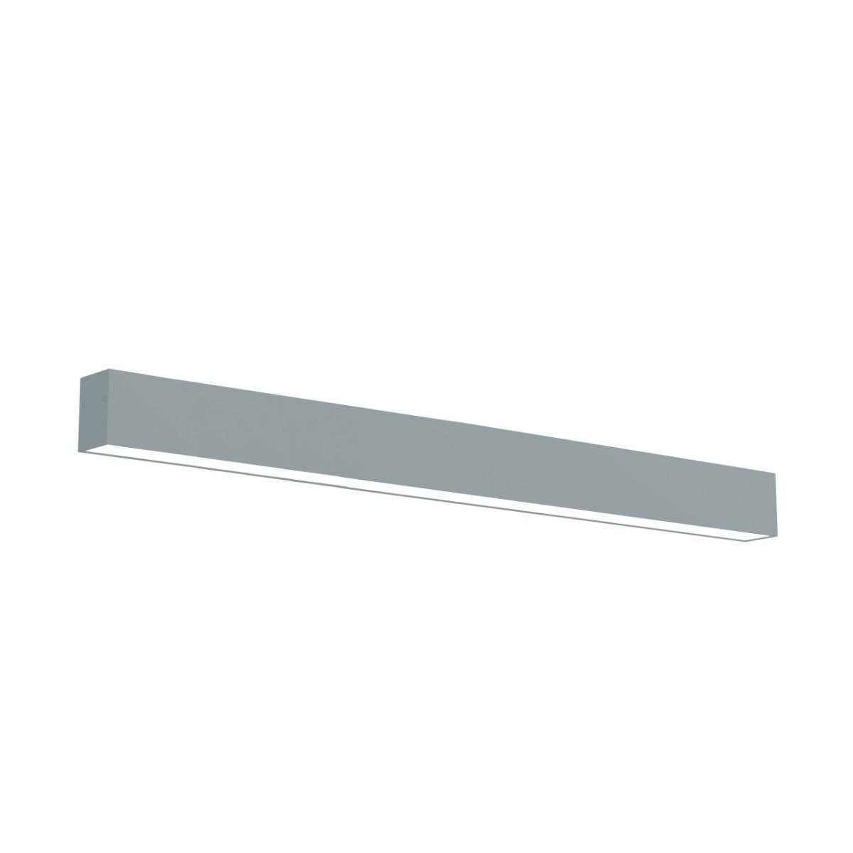 LED-DECKENLEUCHTE - Grau, Metall (4.5/100/6.3cm) - Lumicom