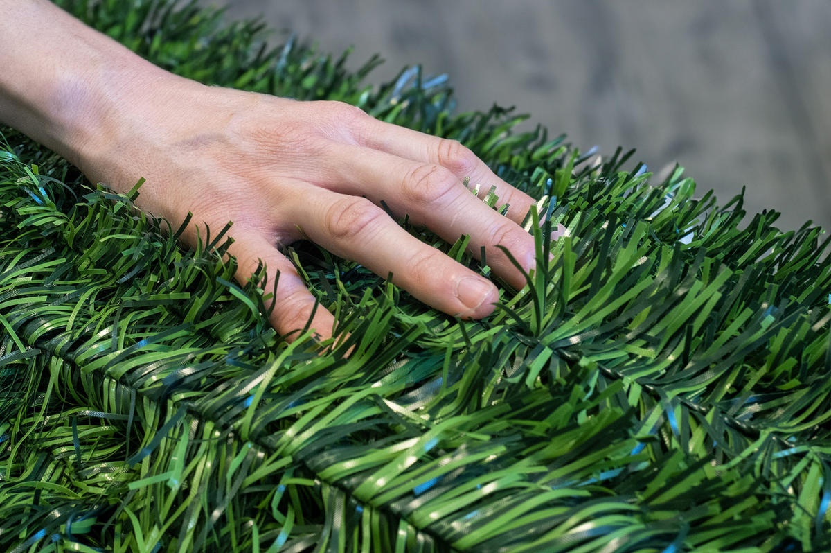 KÜNSTLICHE HECKE Pico 3m H.150cm 90 Stränge - Grün, Kunststoff (150/300cm) - Casanoov