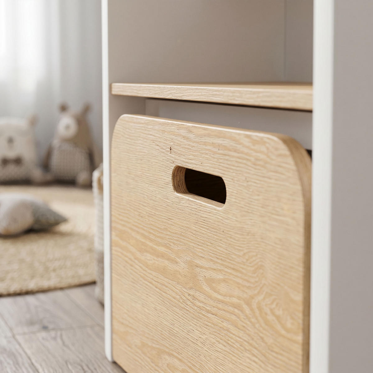 KINDERTISCHGRUPPE Weiß 80.0/29.0/80.0cm - Weiß, Holzwerkstoff (29/80/80cm)