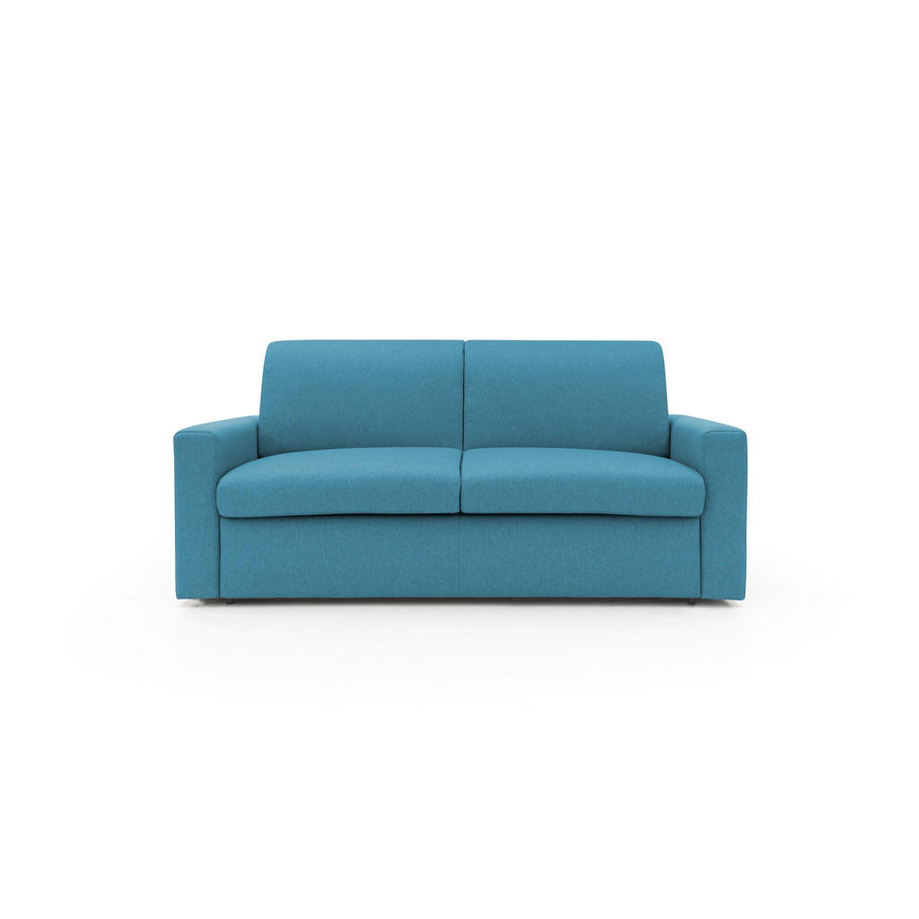 Thumbnail - Divani.store Schlafsofa, Hellblau, Textil, 192x92x95 cm, Wohnzimmer, Sofas & Couches, Schlafsofas