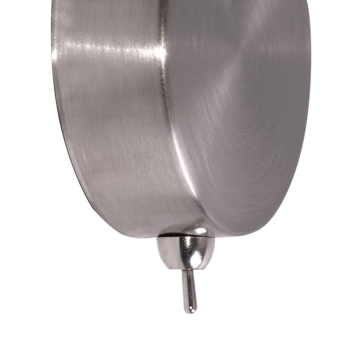 WANDLEUCHTE TEXAS Chrom Silber - Silberfarben, Metall (8/12/12cm) - Globo Lighting