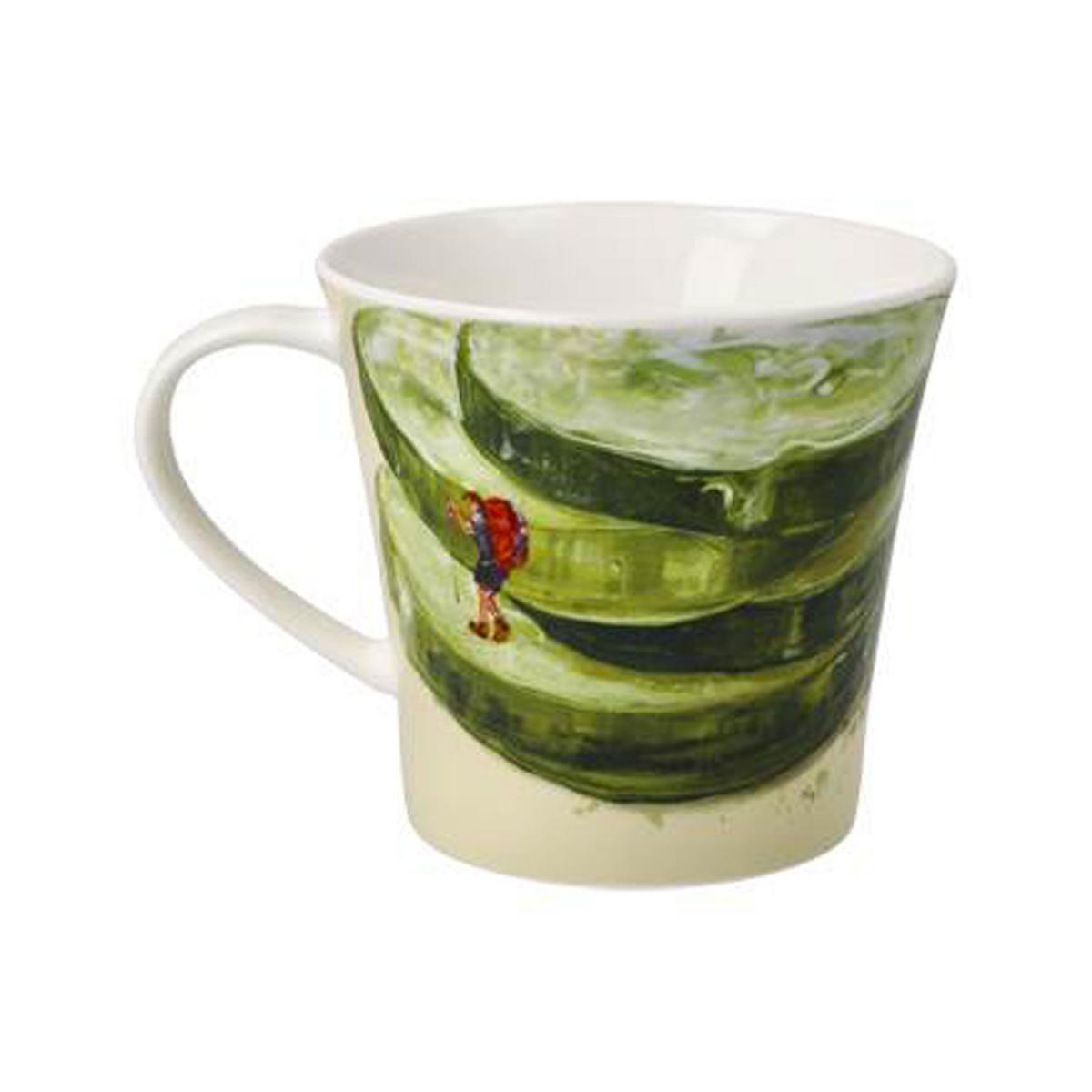 TEETASSE Daria Rosso - Reaching Lighter Summits, Fine Bone China - Multicolor, Keramik (0.35L) - Goebel