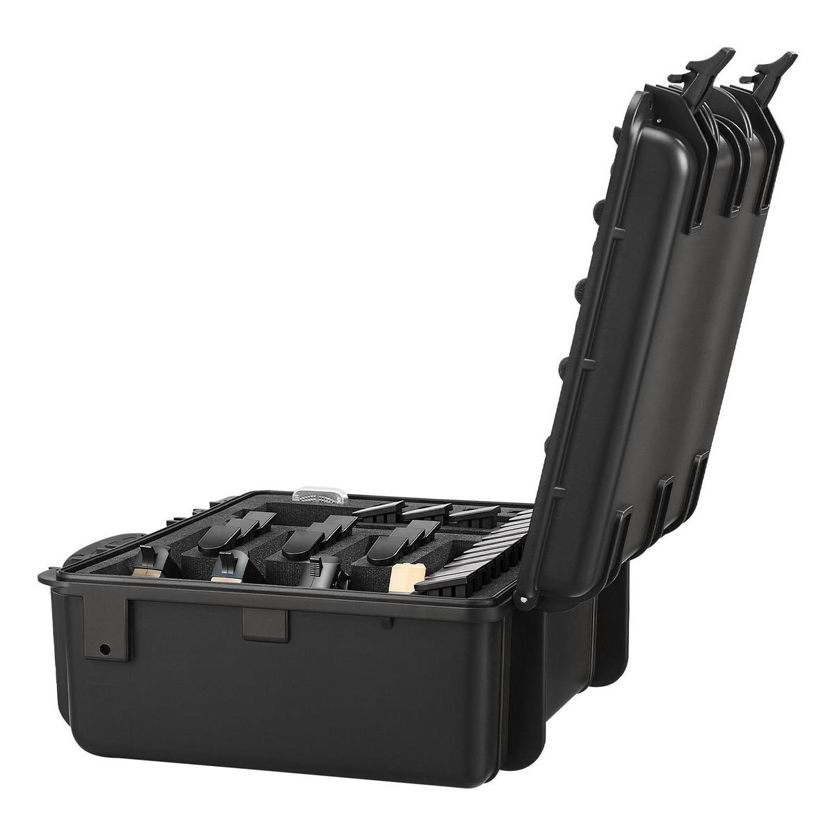 WERKZEUGKOFFER 475x415x215mm Wasserdichtes Hardcase mit XPE-Schaumstoff - Schwarz, Kunststoff (10/10/10cm) - Raelunyi
